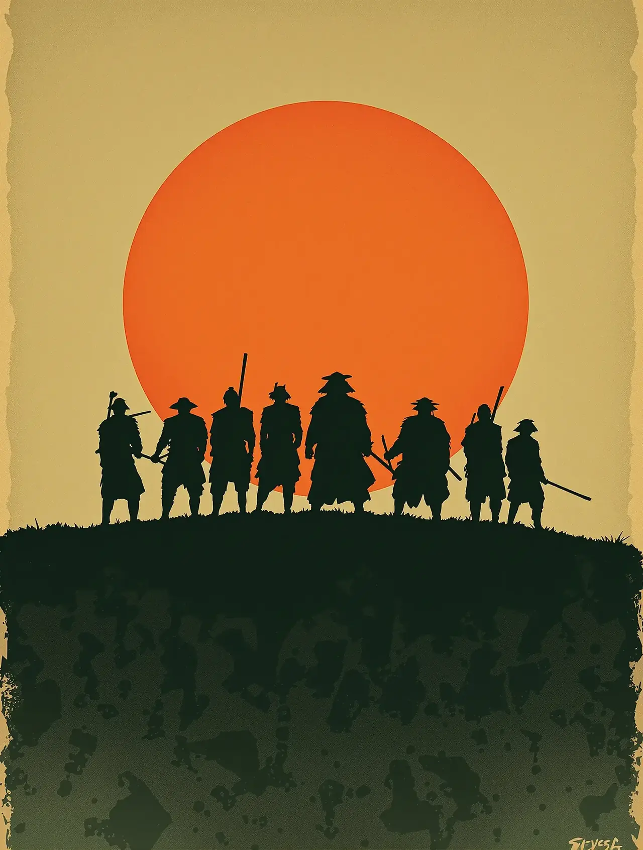 七武士 电影海报